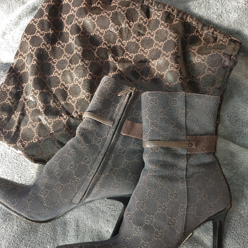 Gucci GG Canvas Boot